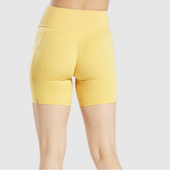 Yellow Gymshark Sol Lift Short Set - Picture 4 of 10